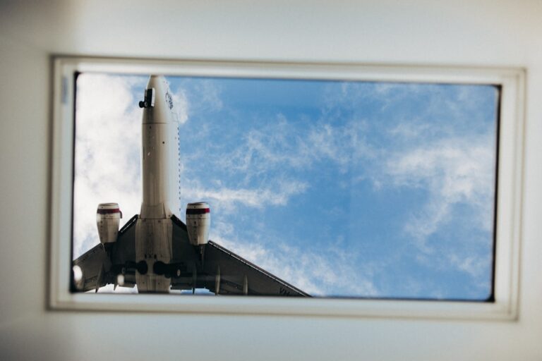 a window with a rocket on it