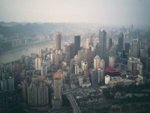 aerial view of city buildings during daytime