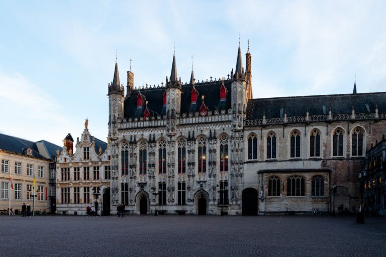Historic building with ornate facade and spires