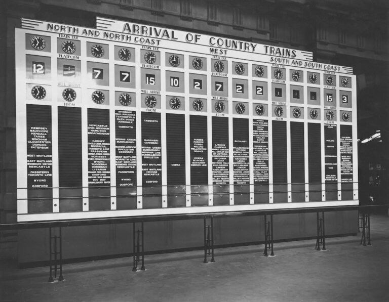 a large display in the middle of a building